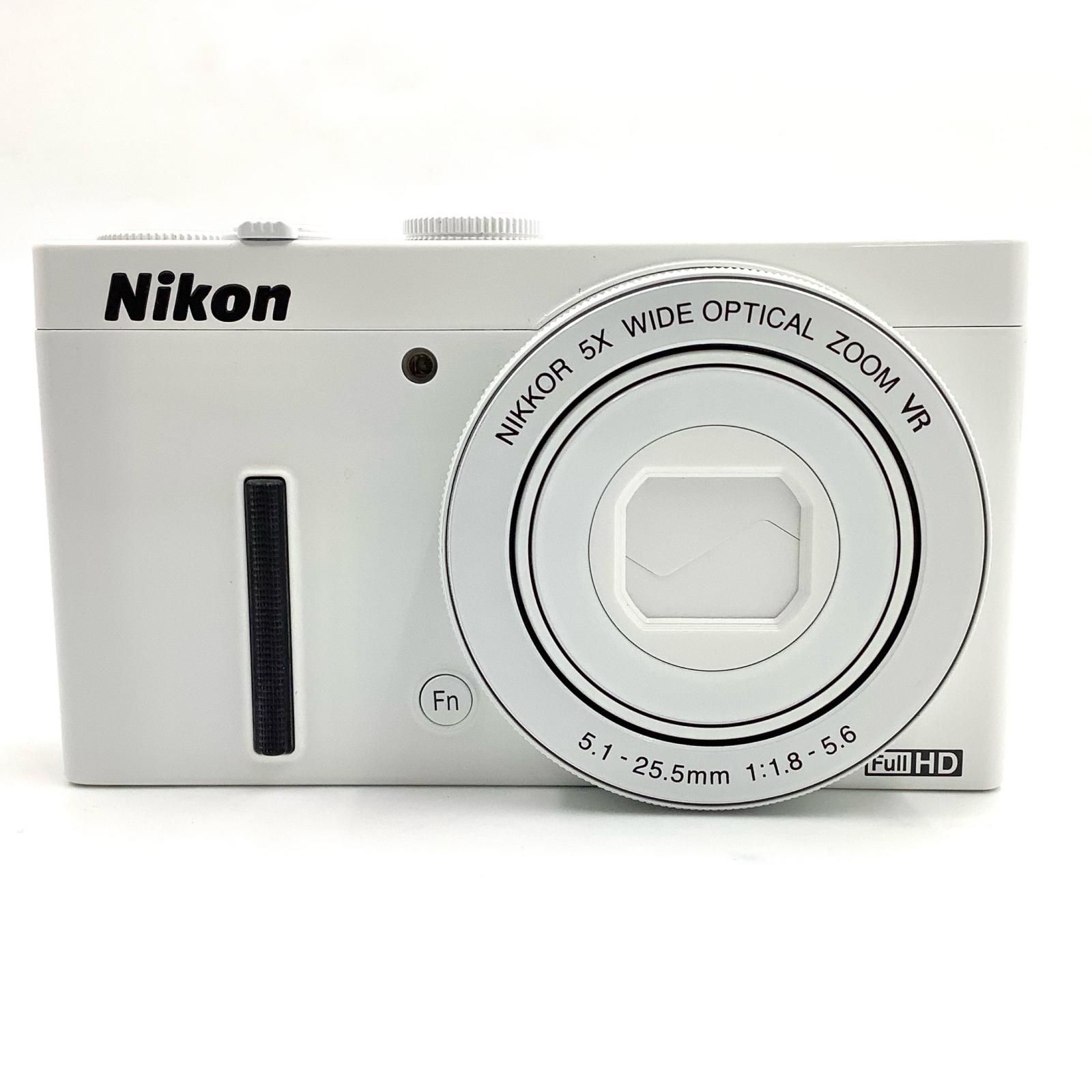 Nikon コンパクトデジタルカメラ COOLPIX P340 ホワイト 動作 済 全額返金保証 最速発送