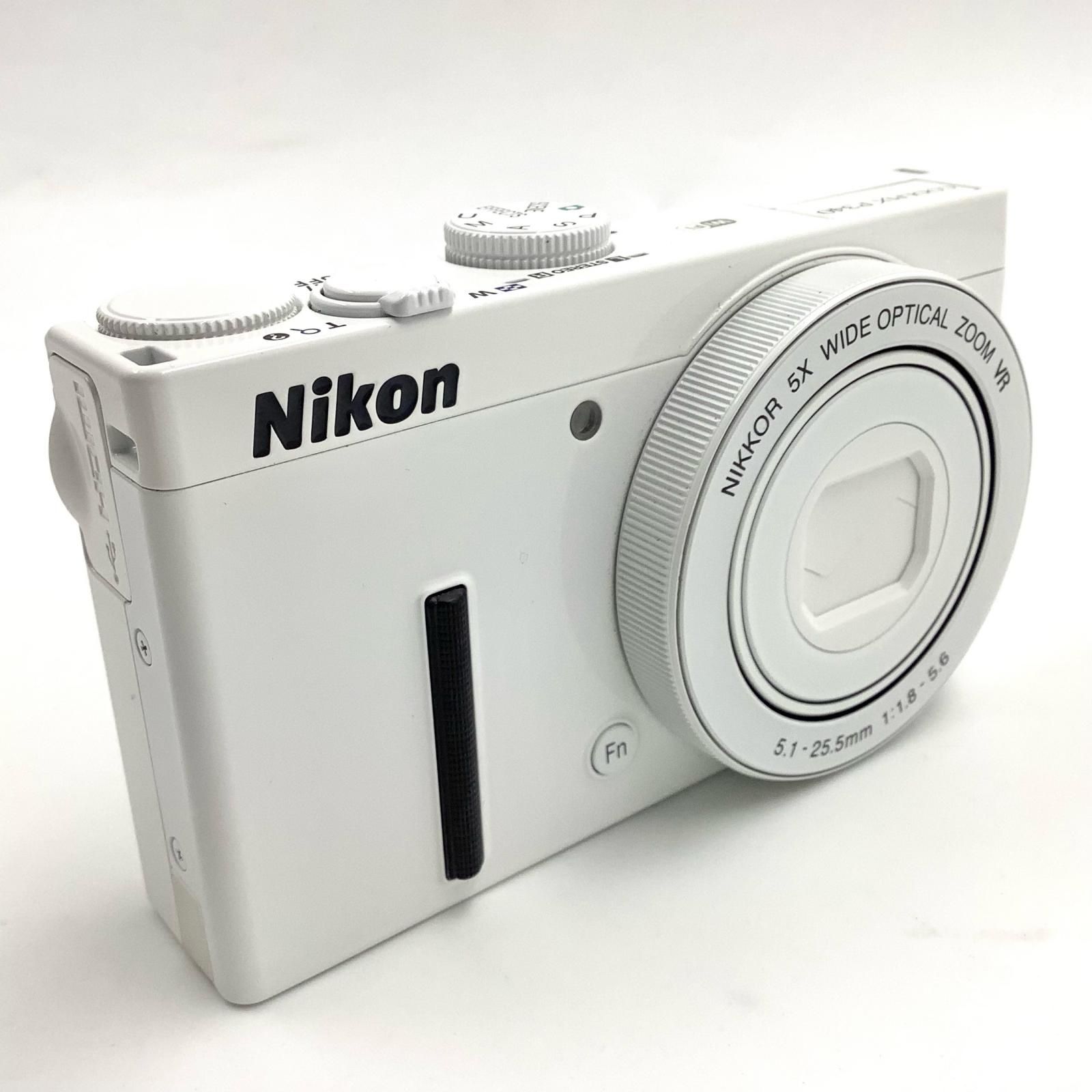 Nikon コンパクトデジタルカメラ COOLPIX P340 ホワイト 動作 済 全額返金保証 最速発送