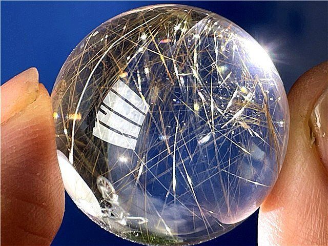 AAA級天然ゴールドルチルクォーツ丸玉B88P1/303P07D AAA級天然ゴールドルチルクォーツ丸玉B88P1/303P07D 購入 AAA級天然