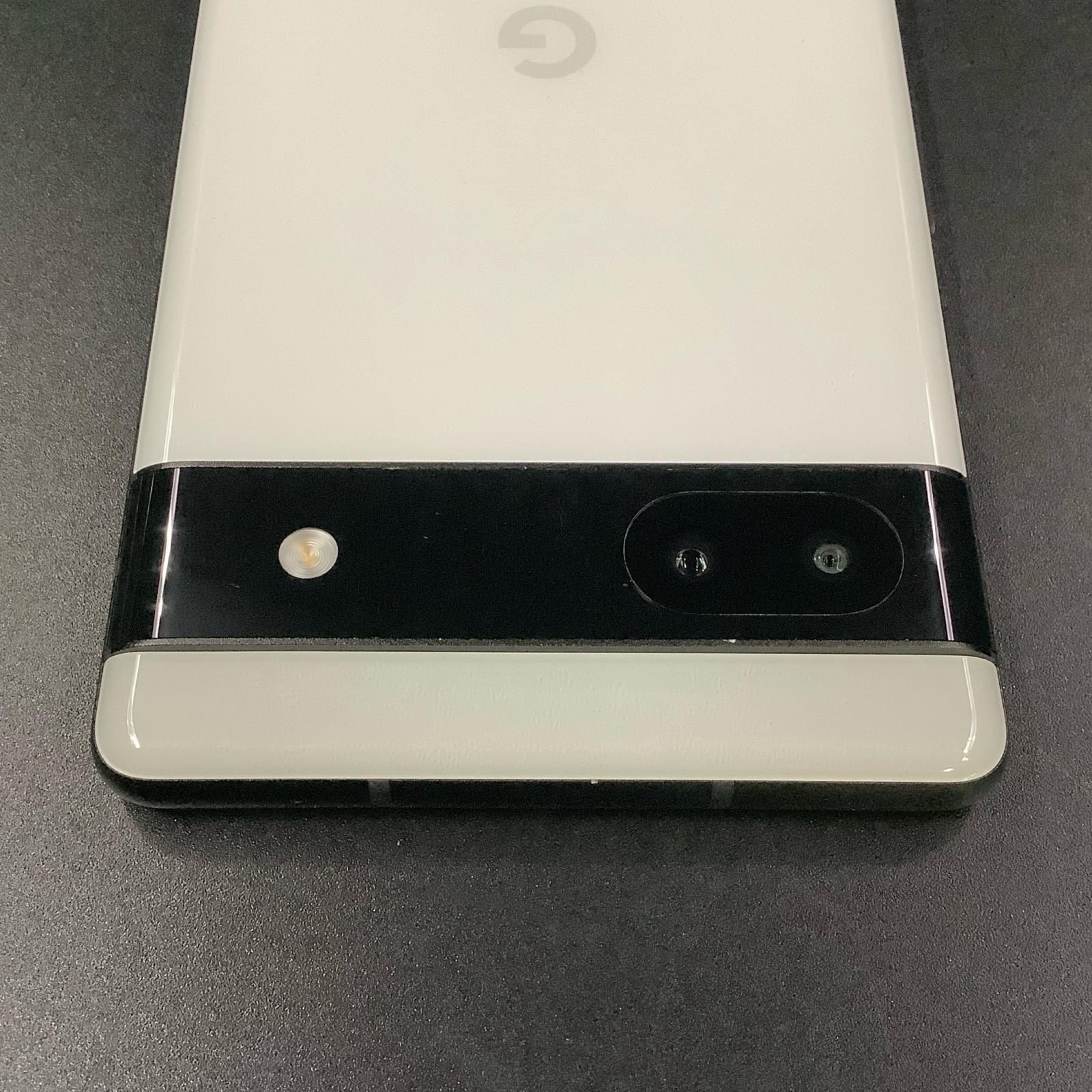 Google Pixel 6a 128GB Chalk au GB17L 白ロム 動作確認済【全額返金