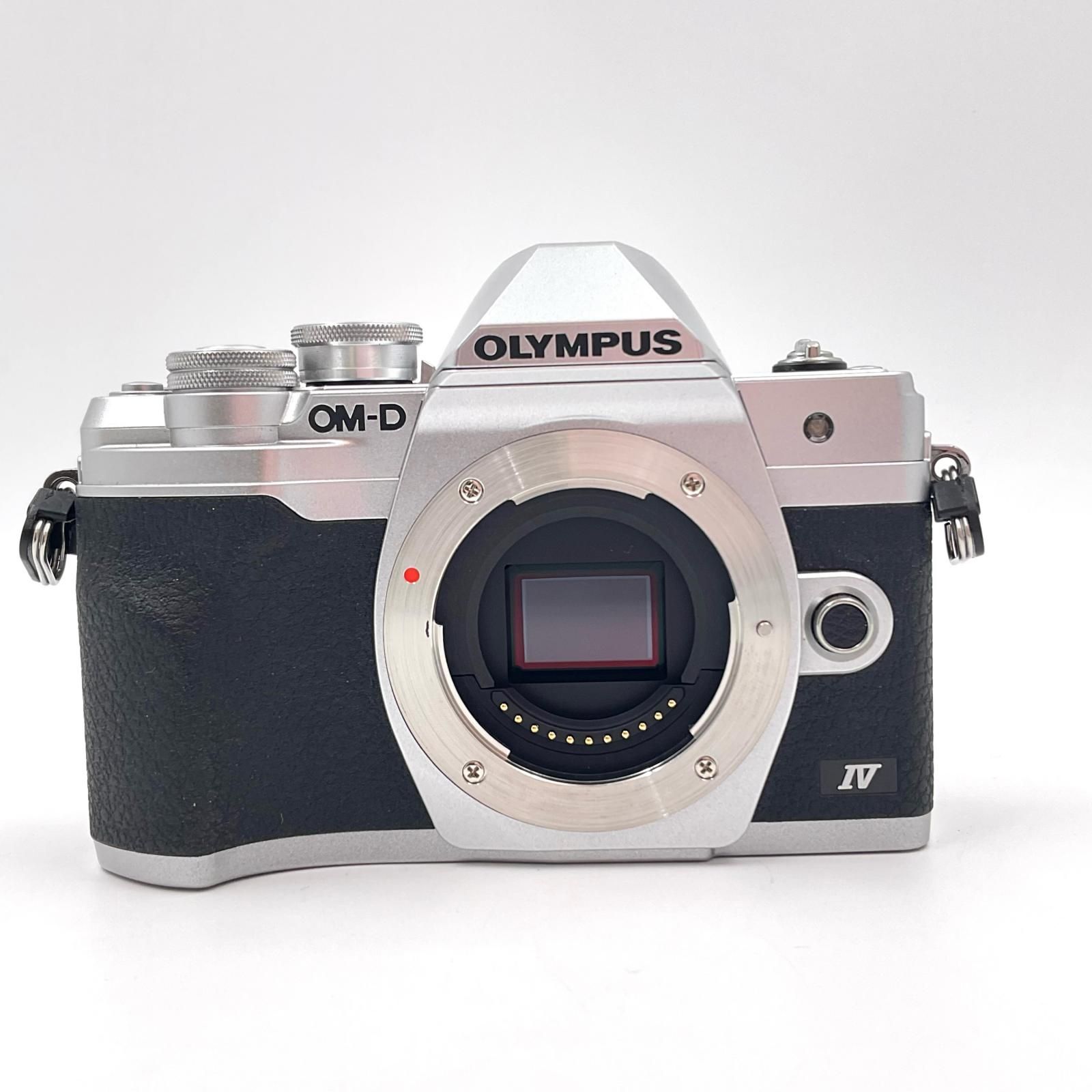 全額返金保証 最速発送 OLYMPUS デジタル一眼 OM-D E-M10 Mark IV ボディ シルバー 動作 済
