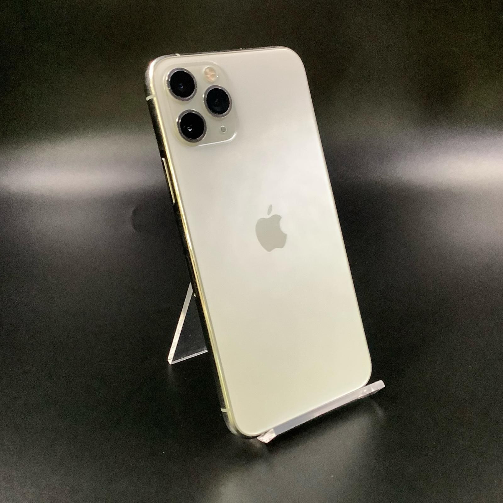 iPhone 11 Pro 64GB シルバー Softbank SIMフリー 白ロム 90%【最速 