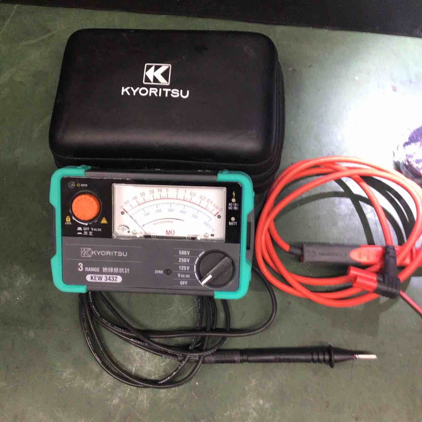 共立 KYORITSU アナログ絶縁抵抗計 KEW3432 戸田店