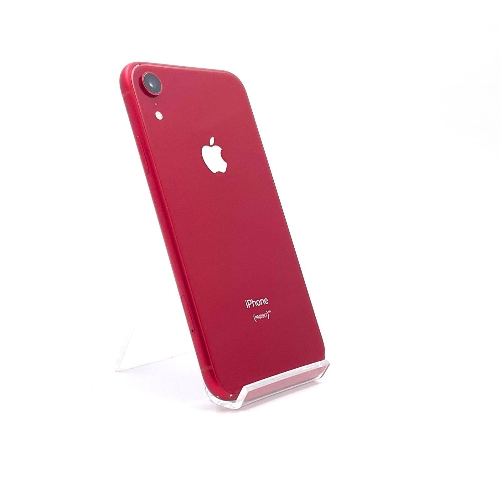 スマートフォン・携帯電話 iPhone XR 128GB (PRODUCT)RED Softbank 白