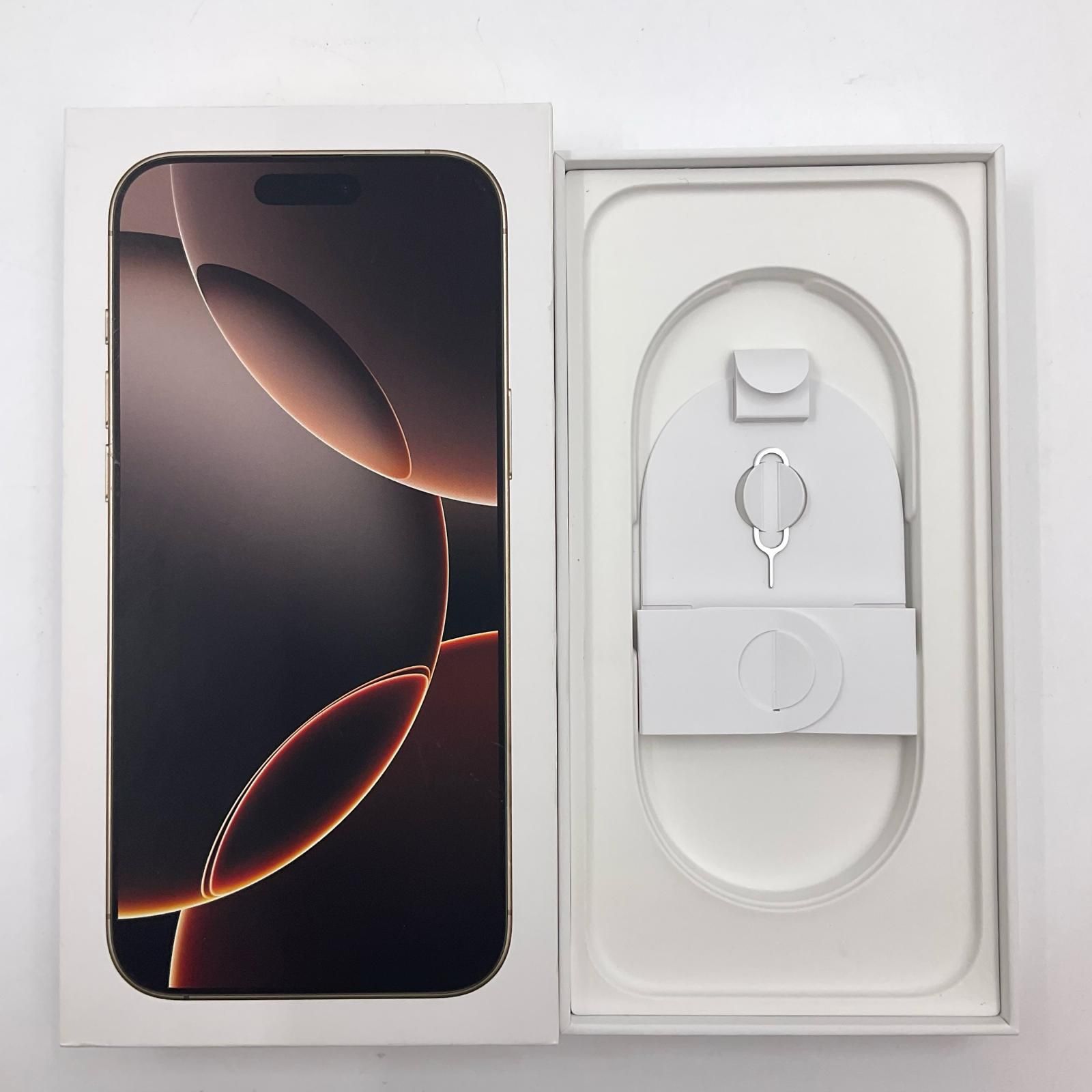 iPhone 16 Pro Max 256GB デザートチタニウム SIMフリー 白ロム 動作