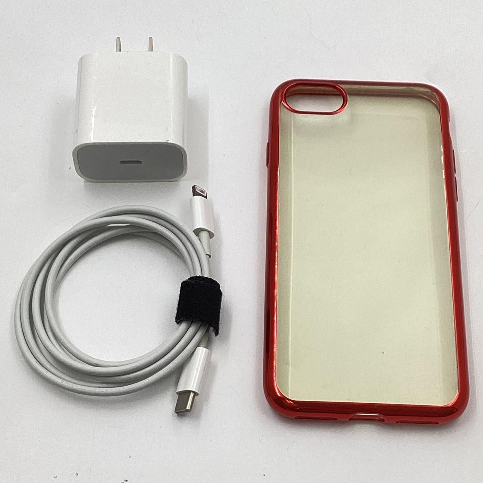 iPhone SE（第2世代） 64GB (PRODUCT)RED au 白ロム 購入 美品 動作