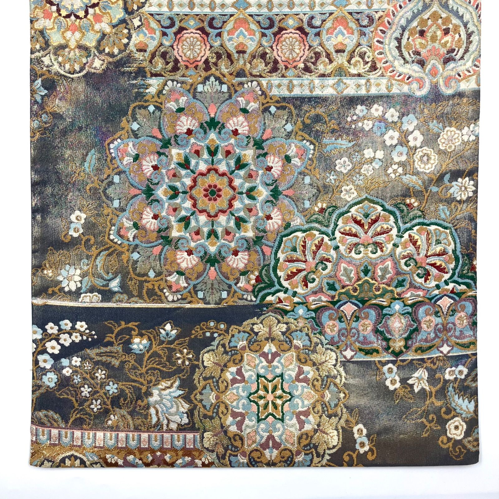 袋帯 正倉院文様 華文 金糸