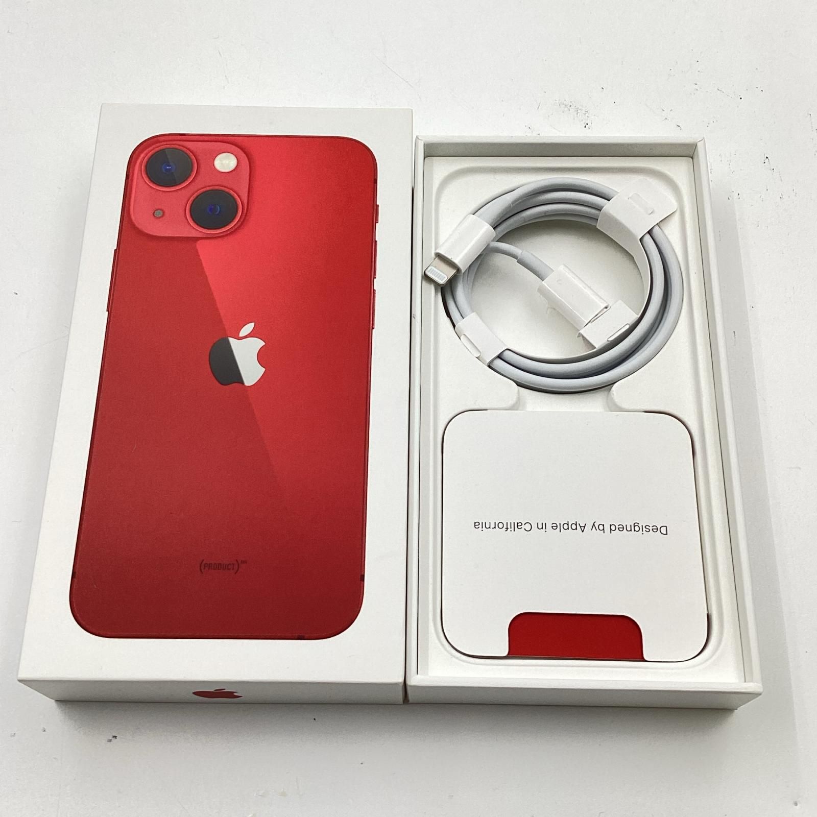 iPhone 13 mini 256GB (PRODUCT)RED au 70%【難有】【最速発送