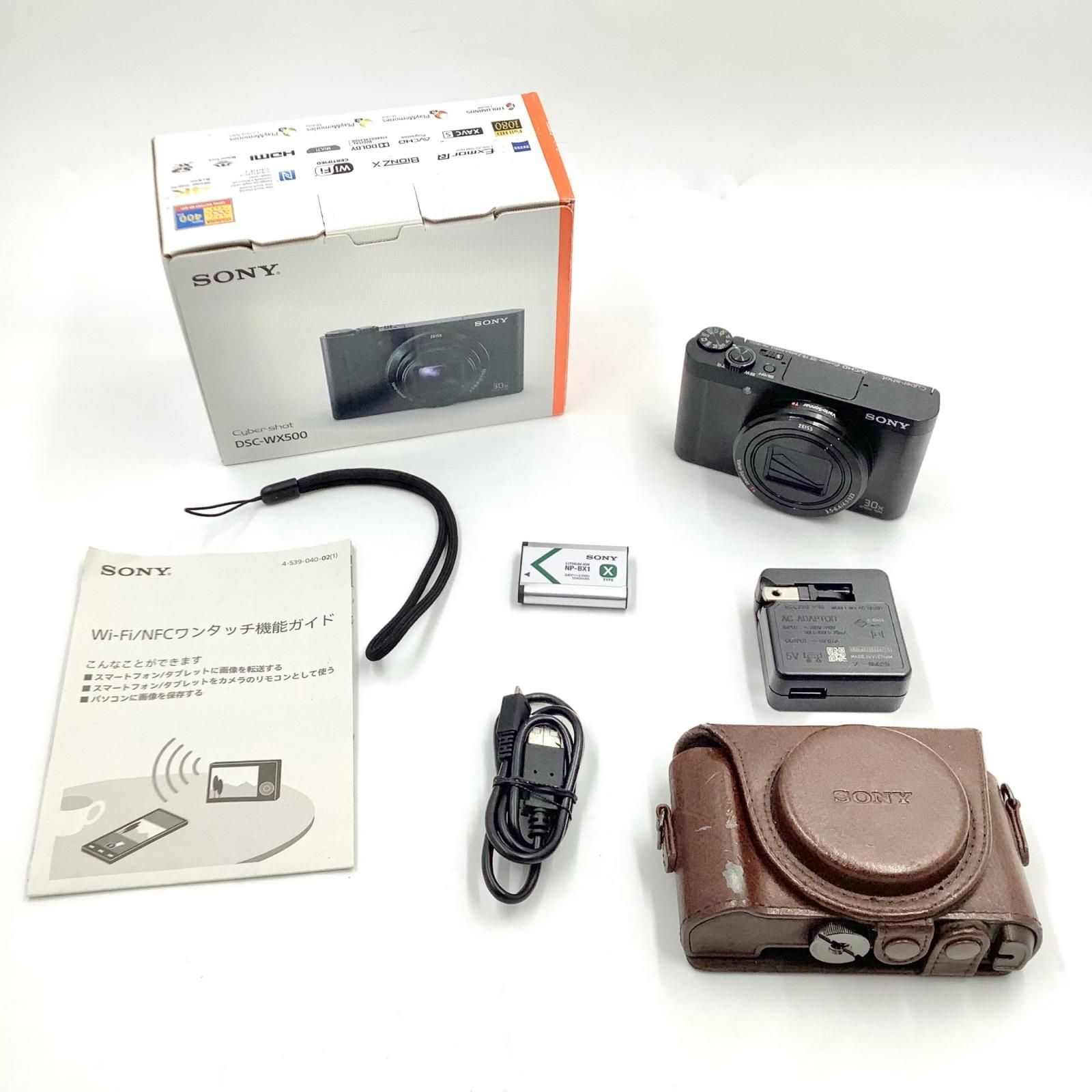 Sony コンパクトデジタルカメラ サイバーショット DSC WX 500 B ブラック コンパクトデジタルカメラ デジタルカメラ カメラ