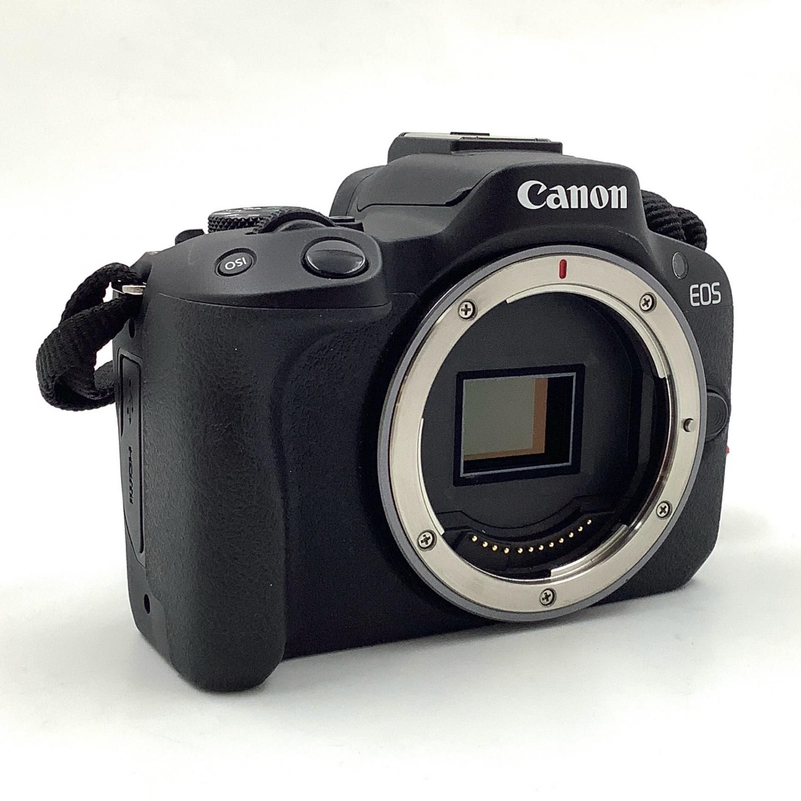 全額返金保証 最速発送 Canon デジタル一眼 EOS R50 ダブルズームキット ブラック 動作 済