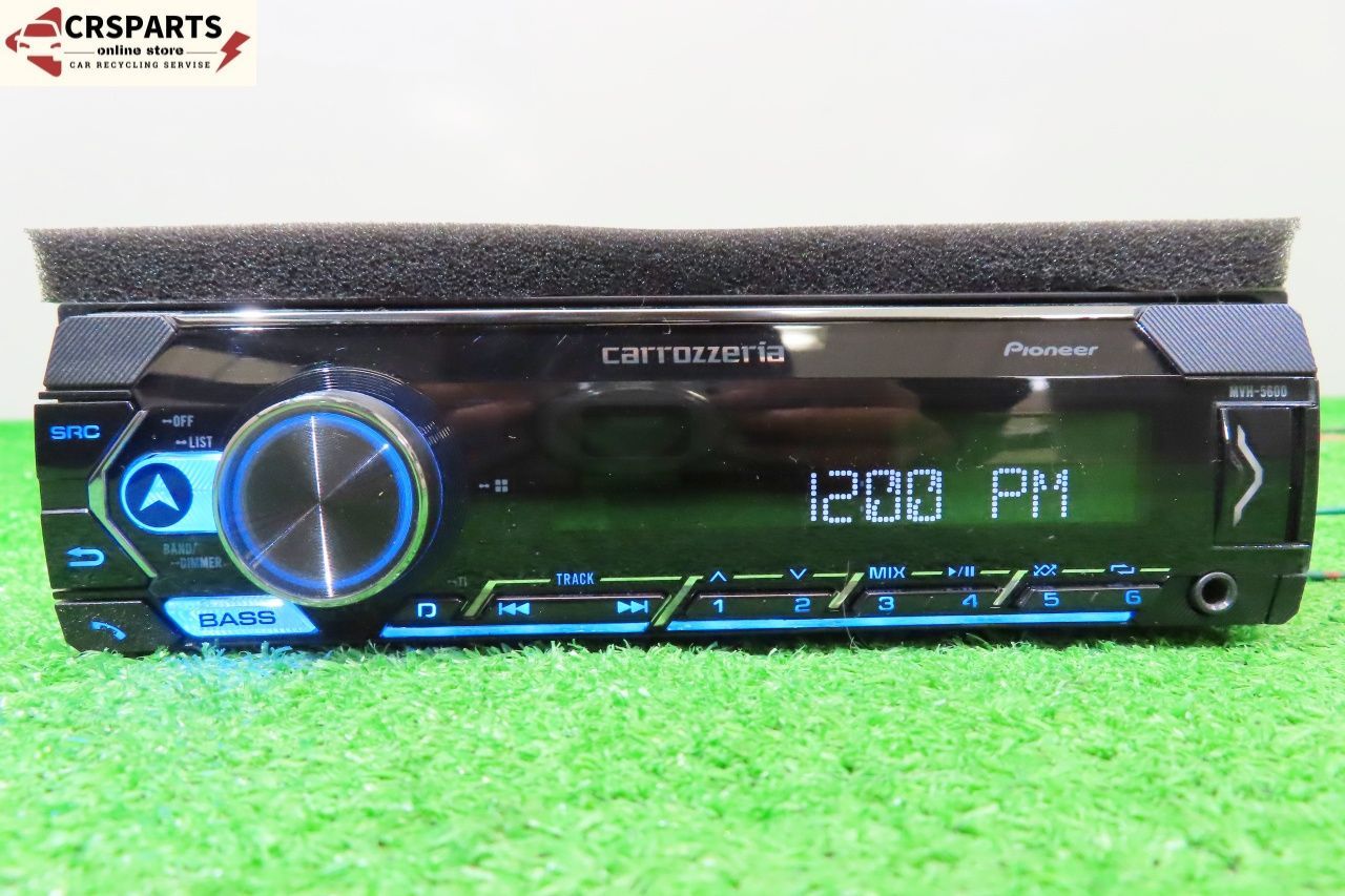 カロッツェリア MVH 5600 1 DIN オーディオ Bluetooth SD デッキ リモコン 取説 取外 MF 21 S No 13922