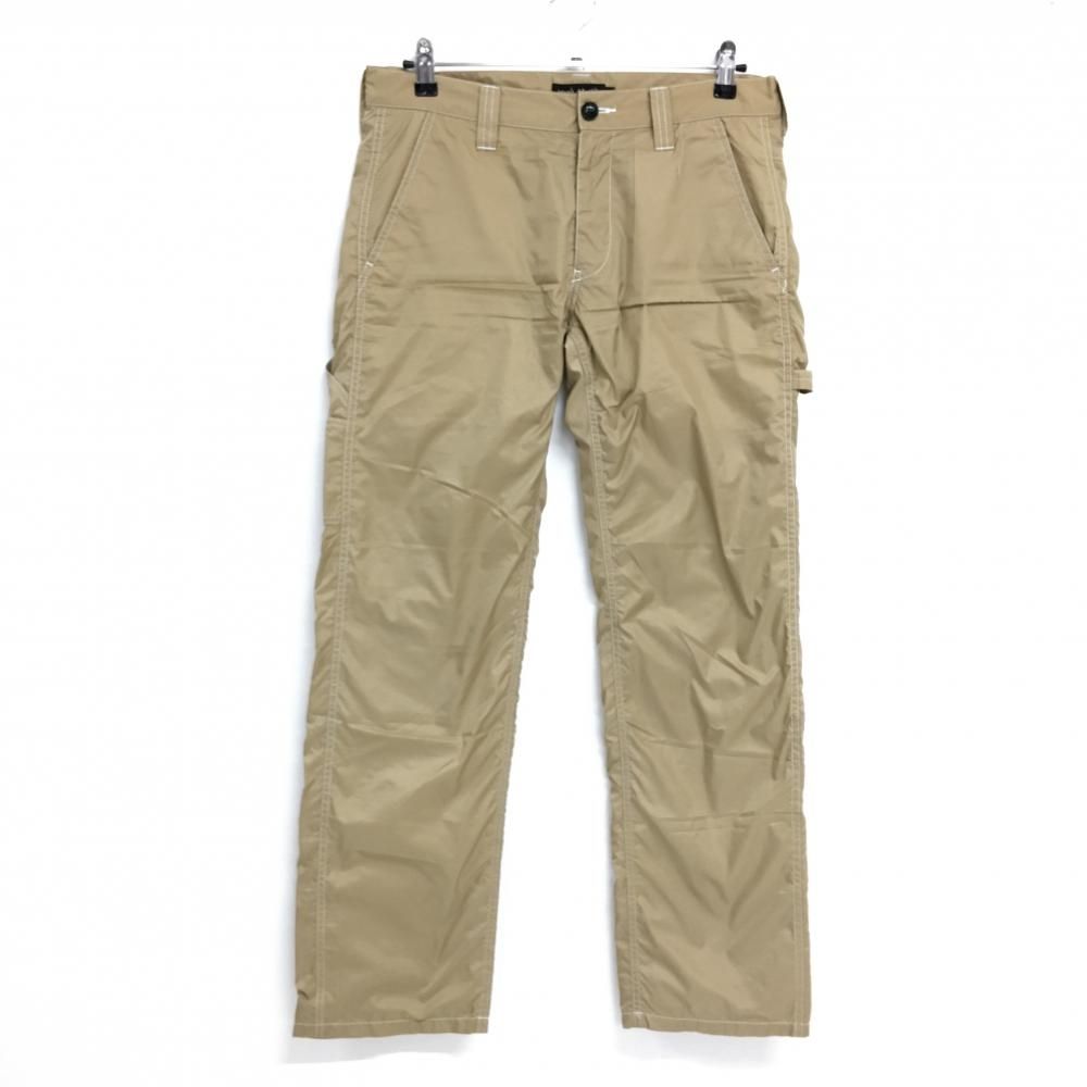 ラフアンドスウェル パンツ ベージュ 裏地付 薄手 メンズ M ゴルフウェア rough＆swell
