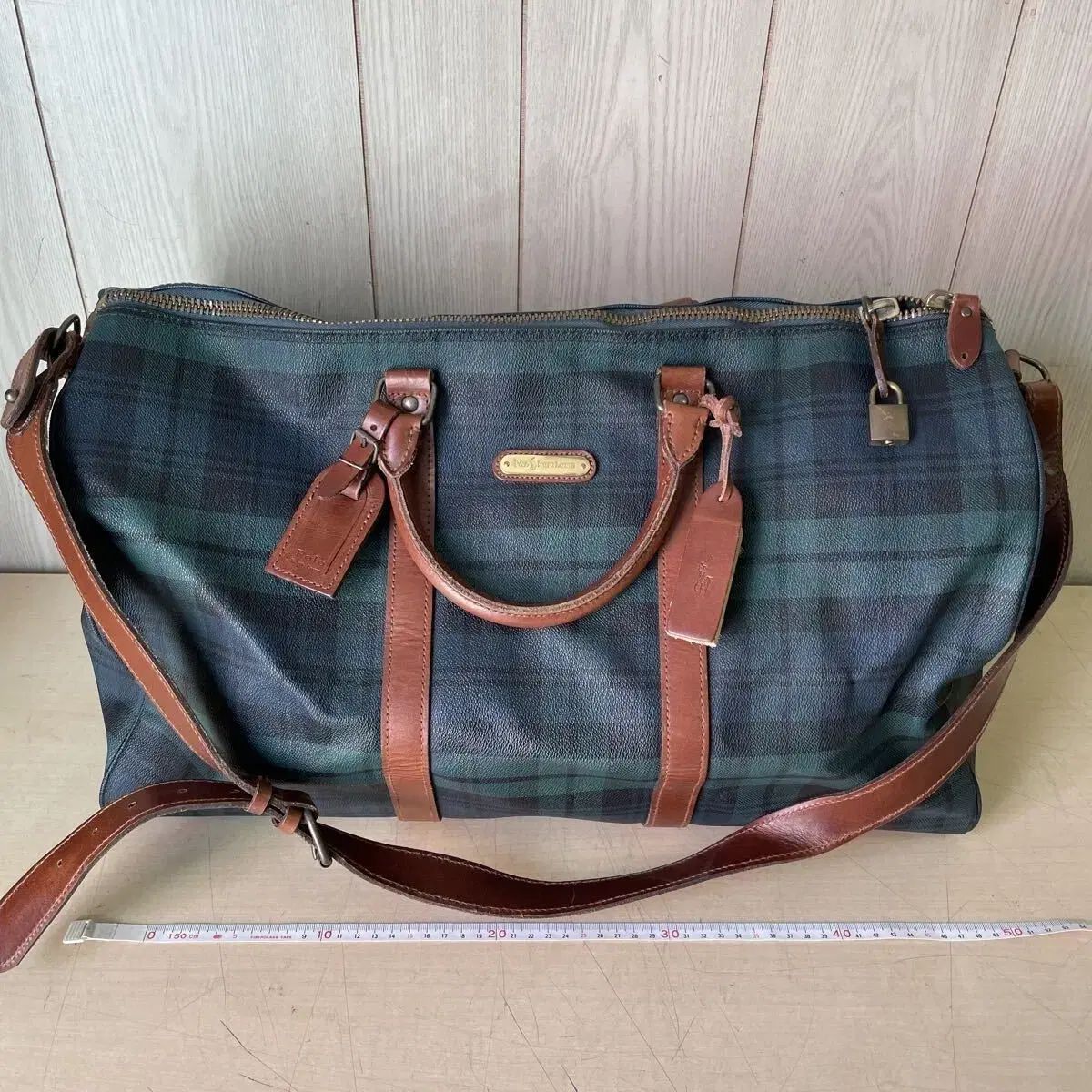 ポロラルフローレン ブラックウォッチ ボストンバッグ 旅行カバン