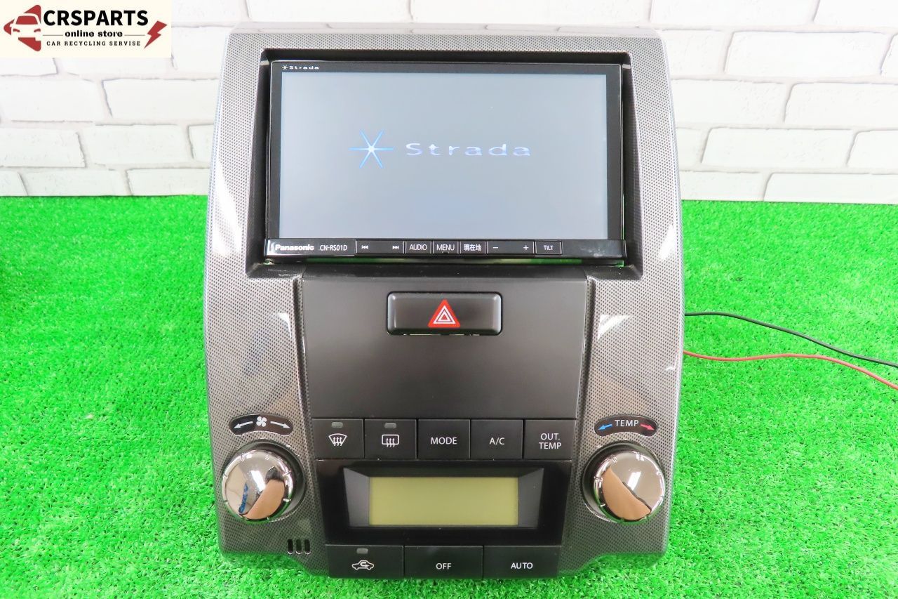 ワゴンR MH 22 S オーディオパネル ナビ 地図 2014年 DVD Bluetooth フルセグ ストラーダ CN RS 01 D No 13923