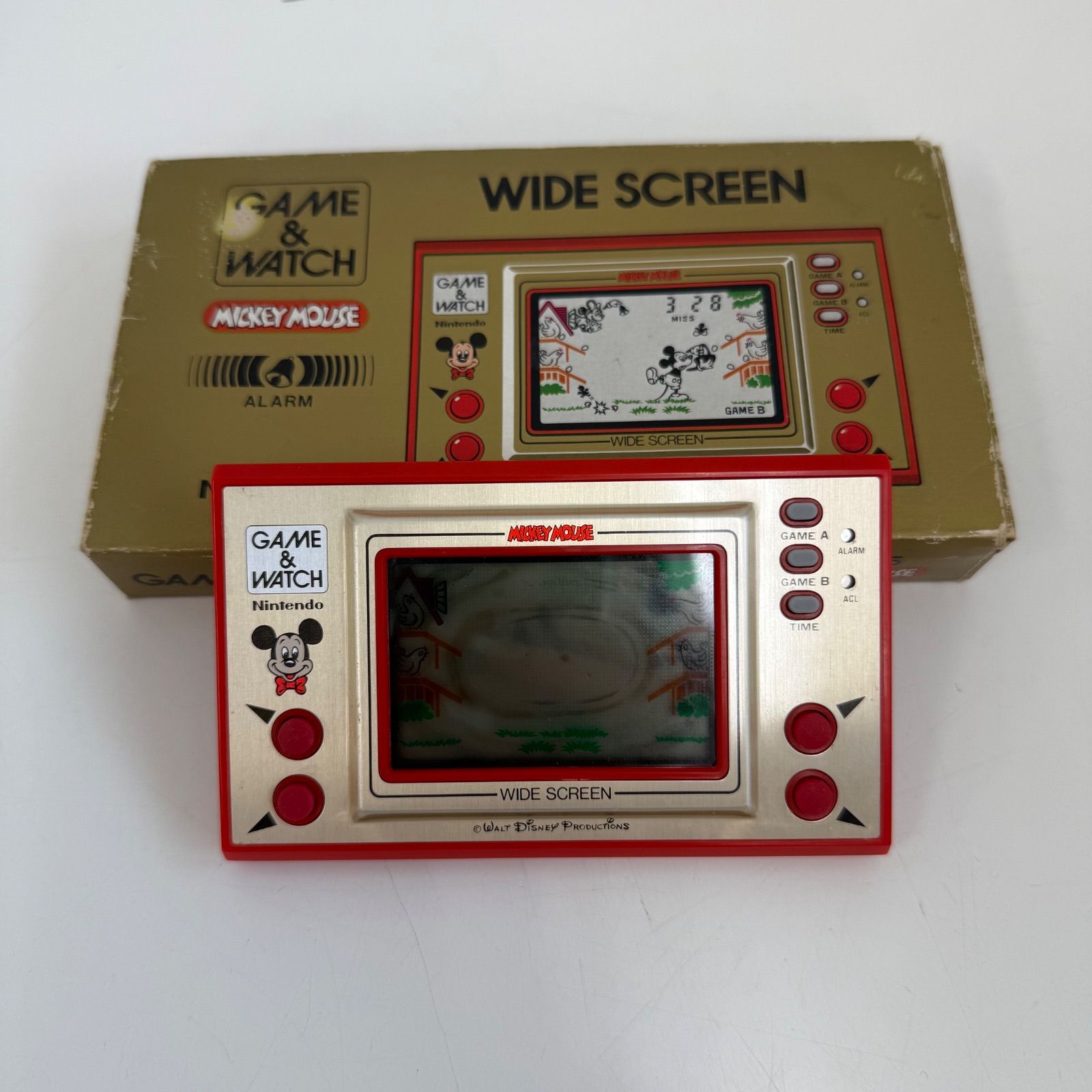 動作 済 Nintendo GAME-WATCH ミッキーマウス ワイドスクリーン