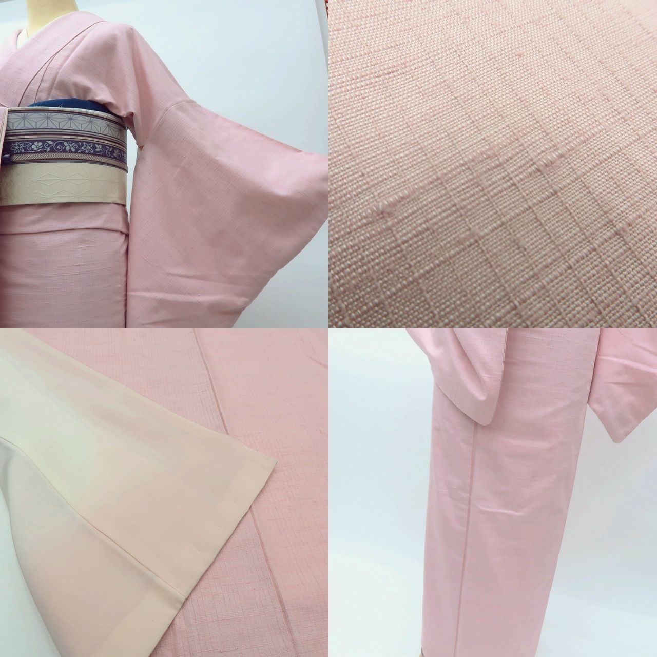 ｍ2133＊美品 正絹 縫い一つ紋 松 松葉 手縫い仕立て 訪問着 m2133＊美品 正絹 縫い一つ紋 松 松葉 手縫い仕立て 訪問着 m2133