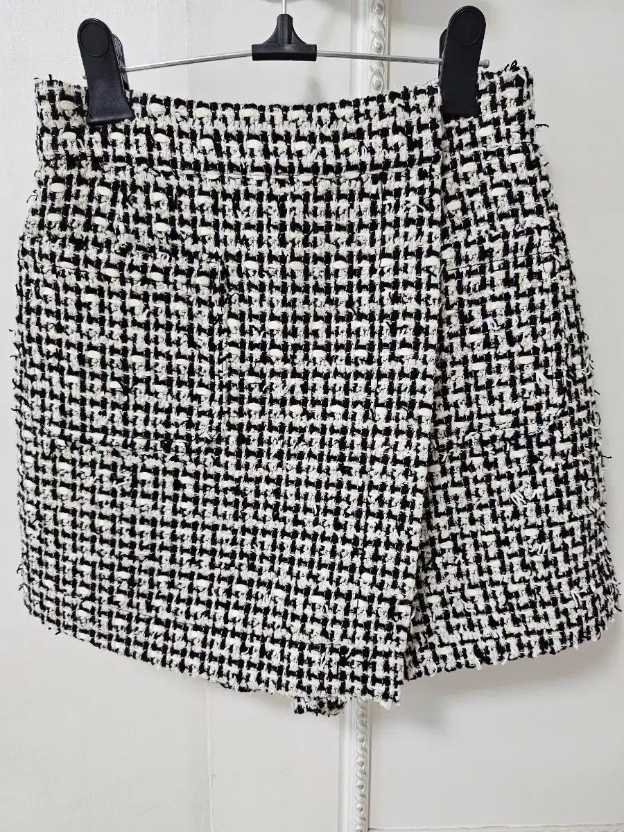 ビクラ ツイード ラップスカート ハーフパンツ