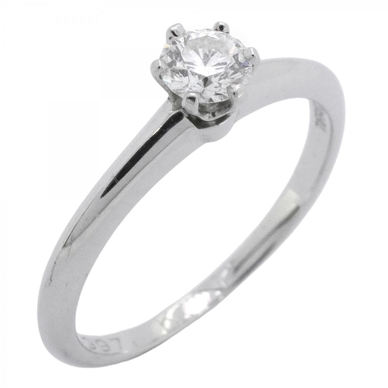 ティファニー Tiffany ティファニー リング ソリティア 1PD Pt950 プラチナ ダイヤモンド 0.26ct 11.5号レディース