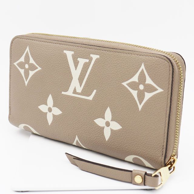 ルイヴィトン LOUIS VUITTON ジッピーウォレット バイ モノグラムアンプラント レザー トゥルトレール クレーム ベージュ ゴールド金具 M 69794 長財布 ブランド ルイヴィトン財布 ヴィトン 8159