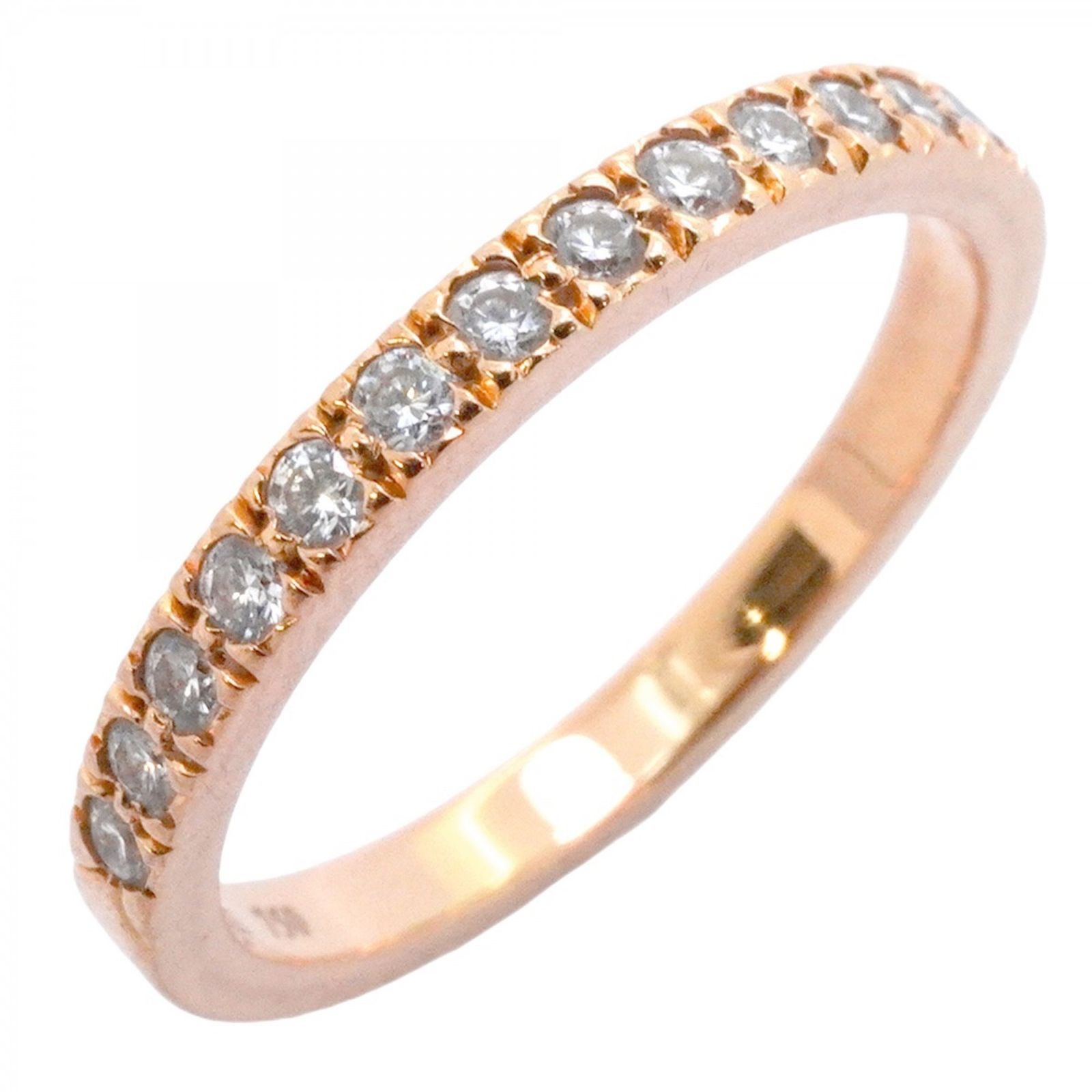 ティファニー Tiffany リング ノヴォ ハーフエタニティ 18 KPG ピンクゴールド ダイヤモンド 8 5号レディース