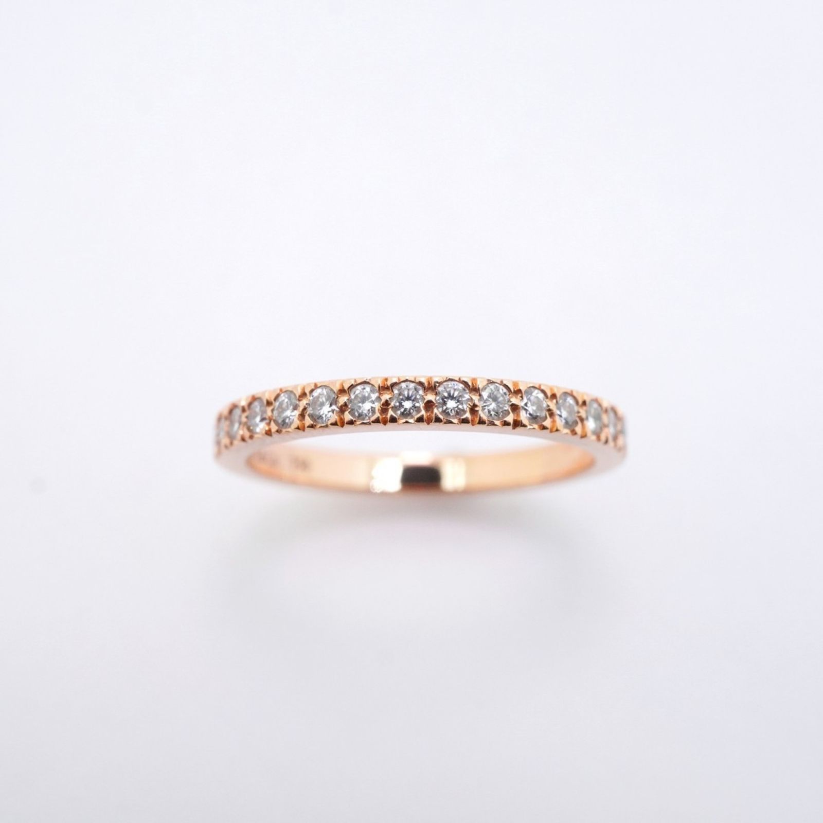 ティファニー Tiffany リング ノヴォ ハーフエタニティ 18 KPG ピンクゴールド ダイヤモンド 8.5号レディース