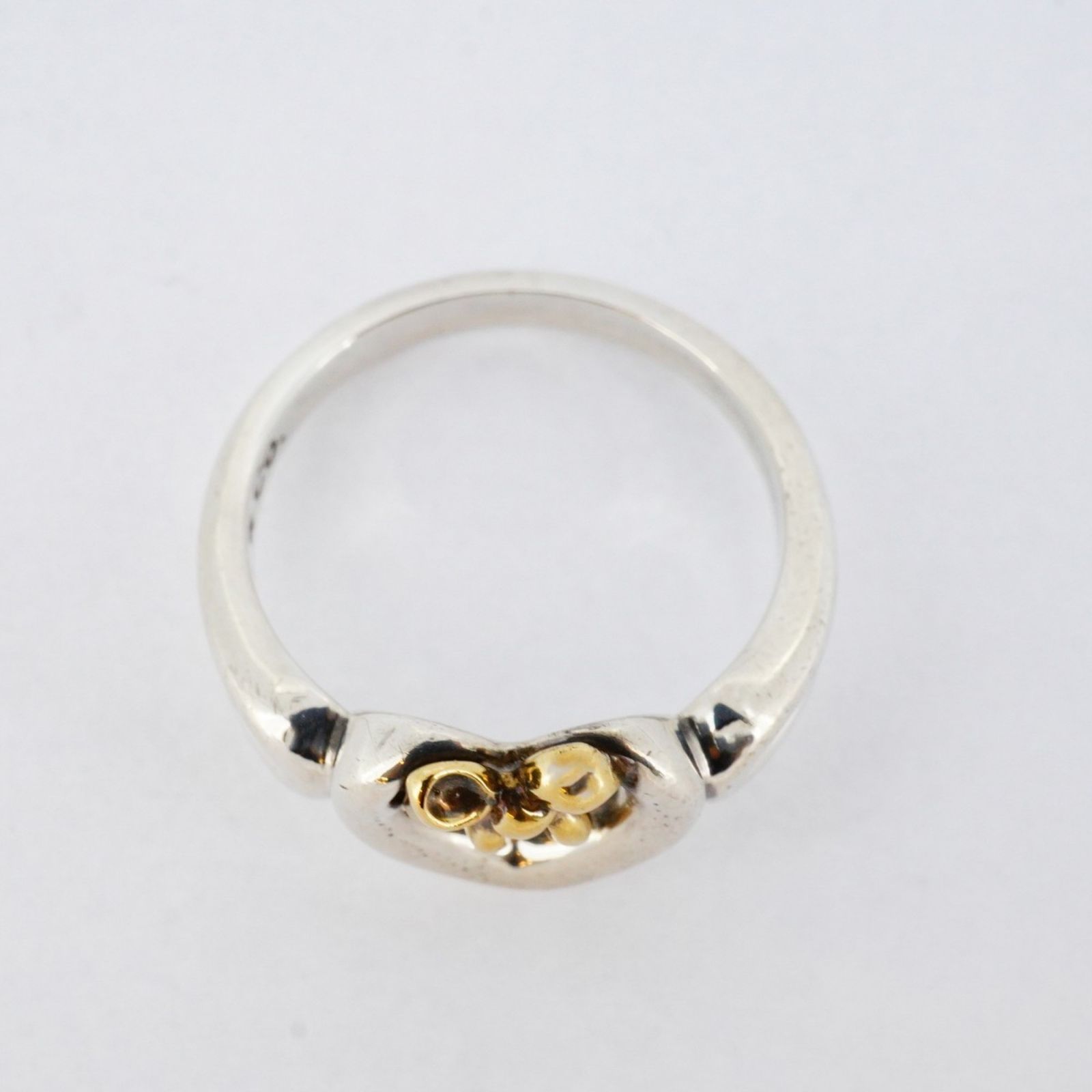 ティファニー　TIFFANY　ハートリボン　リング　指輪　シルバー　ゴールド TIFFANY&Co.】ティファニー ハートリボン ヴィンテージ シルバー925