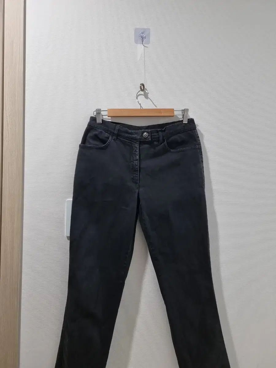 ヴェルサーチェ Classic ブラック コットン パンツ