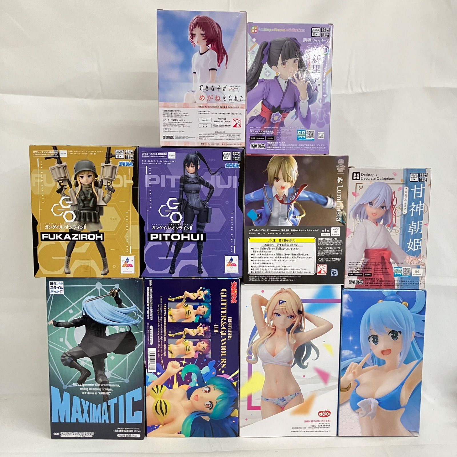 最新作　美少女フィギュア　まとめ売り10点セット 未開封 美少女 フィギュア まとめ 10個セット SFJ203 c107 - メルカリ