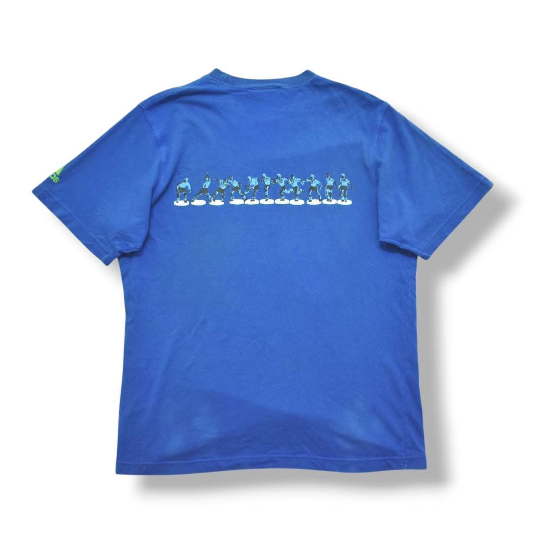 adidas × KIRIN ヴィンテージ トレーニングシャツ ロゴ擦れ 00s adidas × KIRIN ヴィンテージ トレーニングシャツ ロゴ擦れ 00s