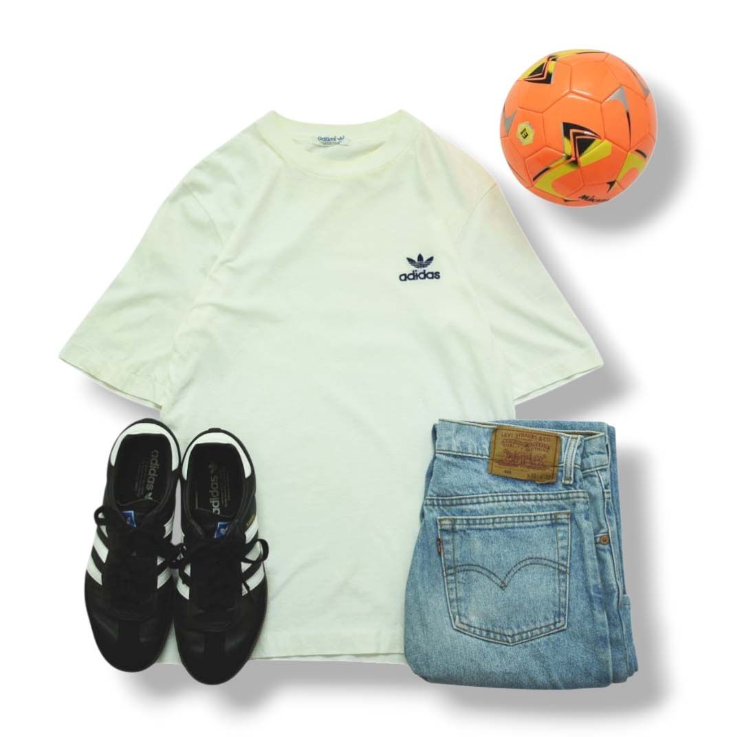 デサント期】 80s ヴィンテージ アディダス adidas トレフォイル ロゴ