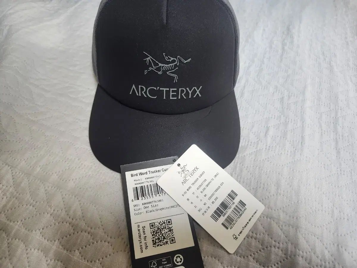 ARC TERYX アークテリクス BIRDWARS トラッカーキャップ ブラック グラファイト ONE SIZE
