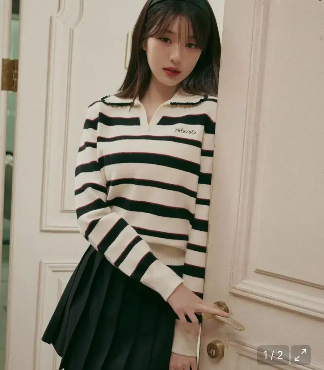 ROLAROLA ロラロラ ストライプ ニット