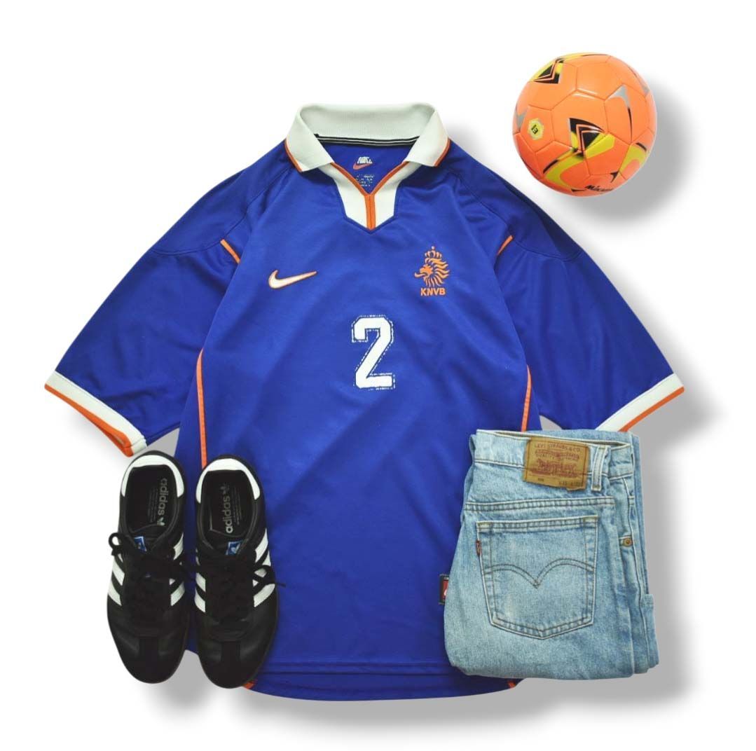 希少】 90s ヴィンテージ 英国製 ナイキ NIKE 1998－00 オランダ代表