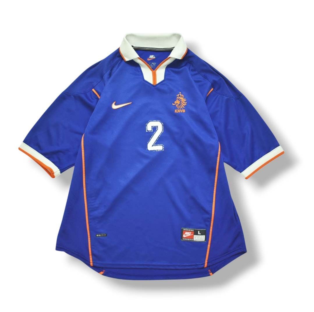 90s UK製 ナイキ '98 オランダ代表 #14 ユニフォーム ゲームシャツ 希少】 90s ヴィンテージ 英国製 ナイキ NIKE 1998－00 オランダ代表