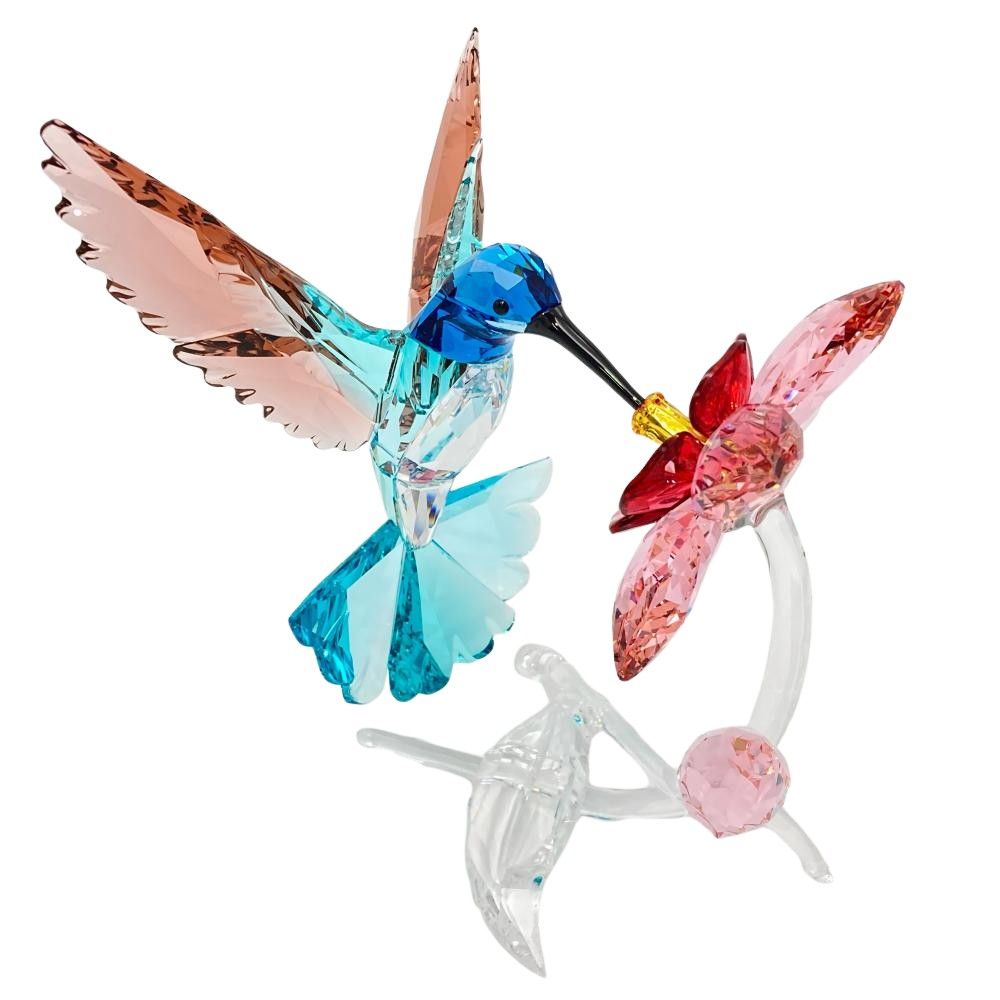 スワロフスキー SWAROVSKI ハミングバード ハチドリ オブジェ 置物