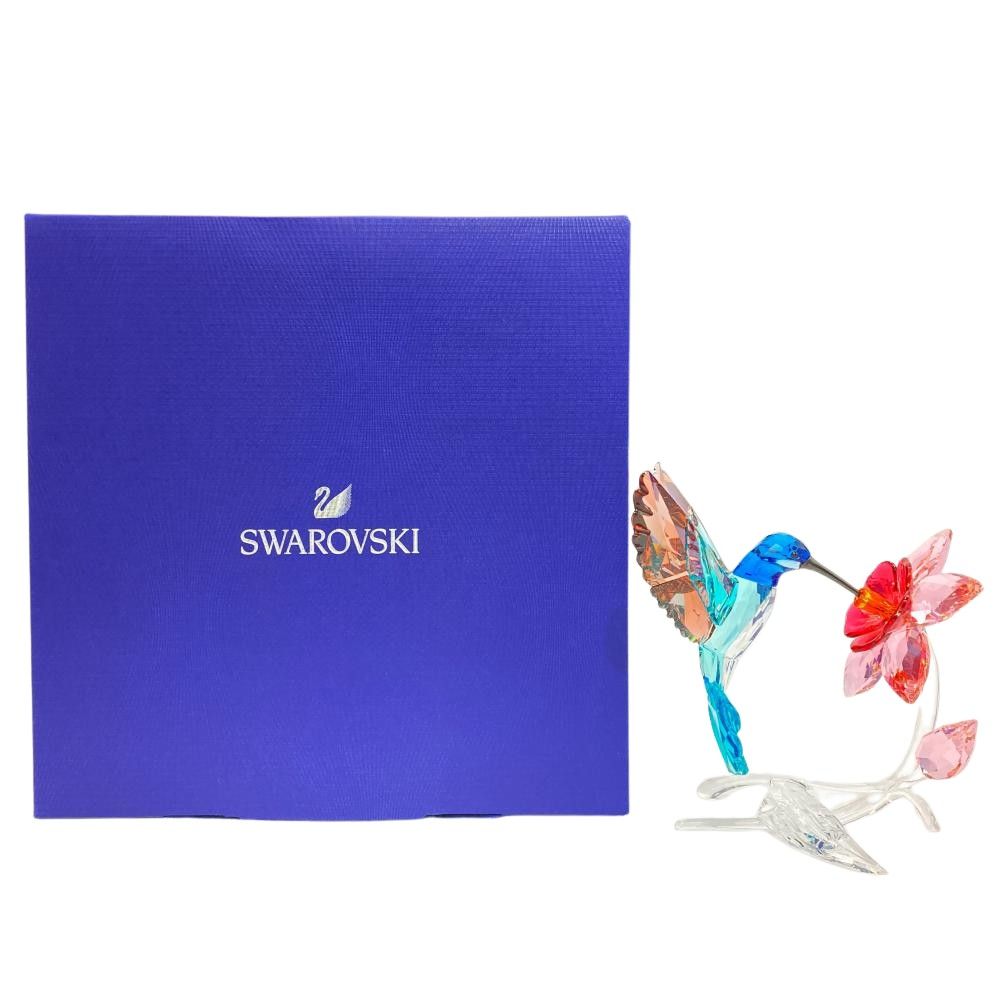 スワロフスキー SWAROVSKI ハミングバード ハチドリ オブジェ 置物