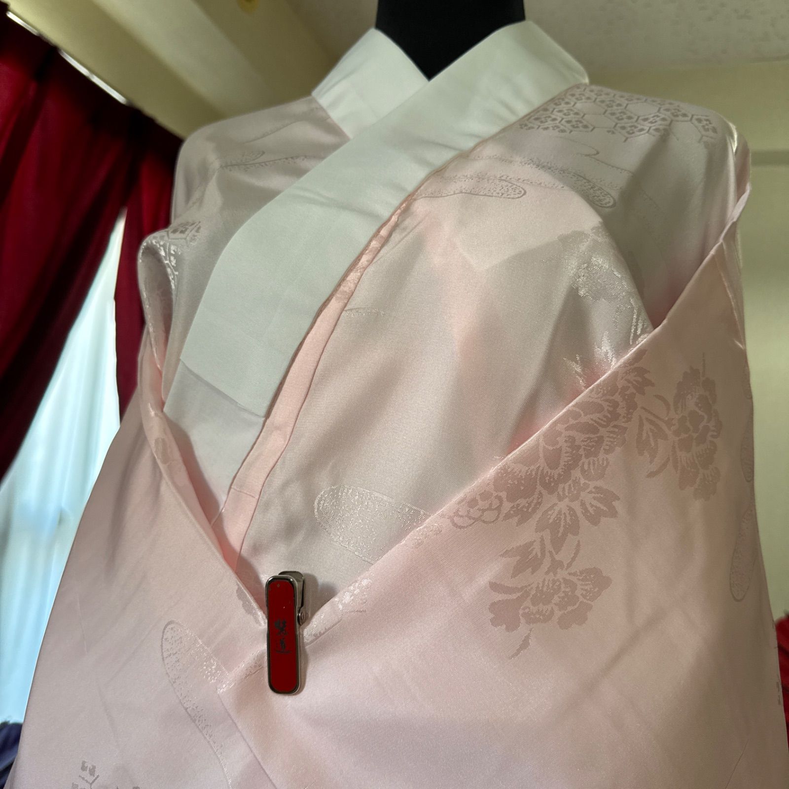 正絹 振袖フルセット(7点)・古典柄・濃紺・金駒刺繍・刺繍・金彩・雲