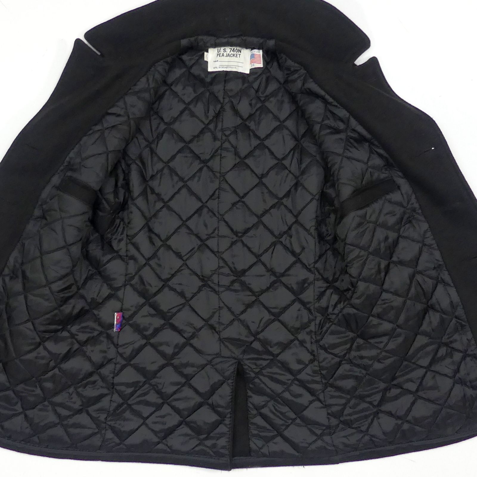 Schott ショット Pコート XS ピーコート ダブル 34 アメリカ製 USA製