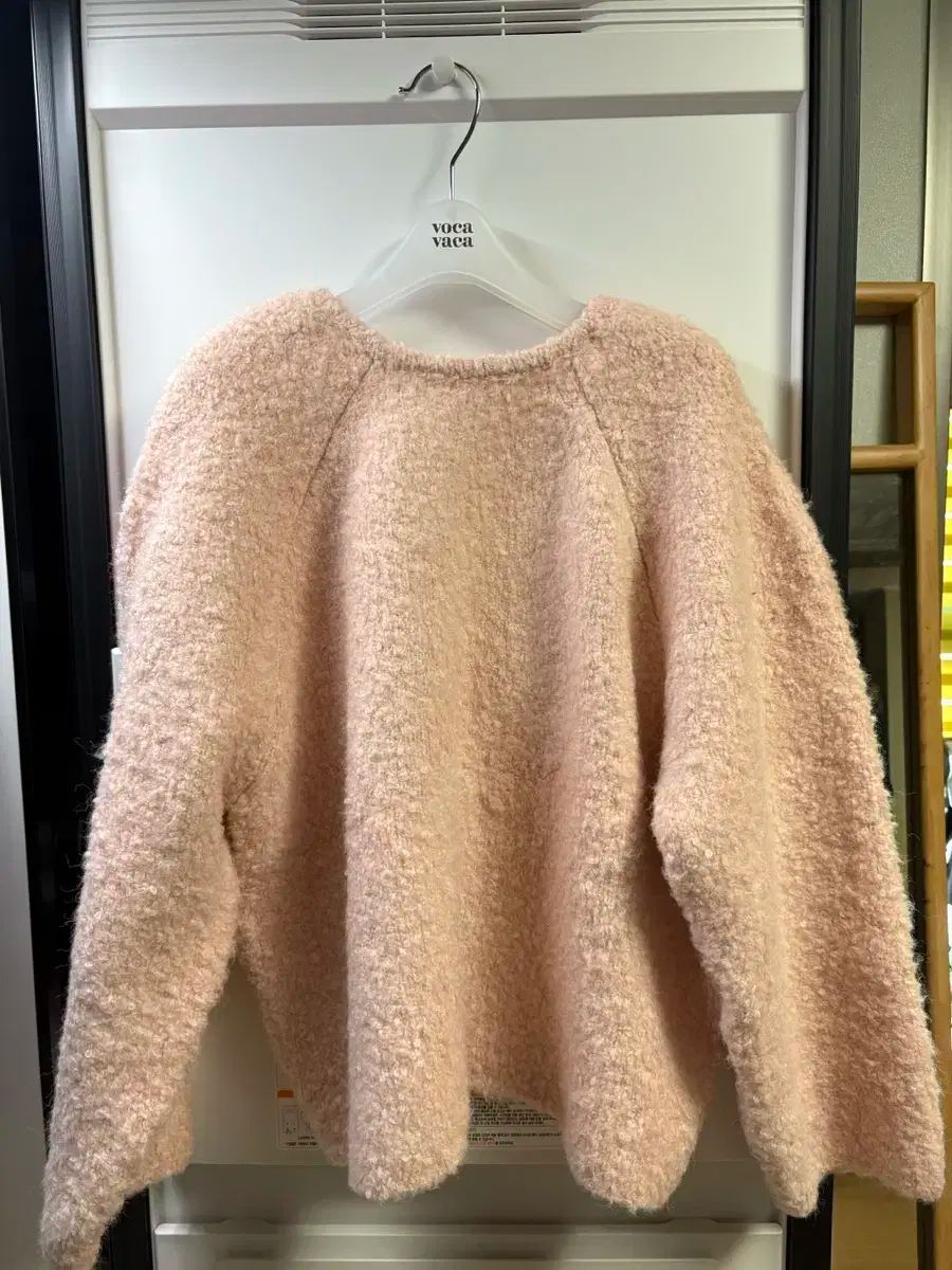 オーバーデューフ ロゴワッペン ピンク ブークレニット