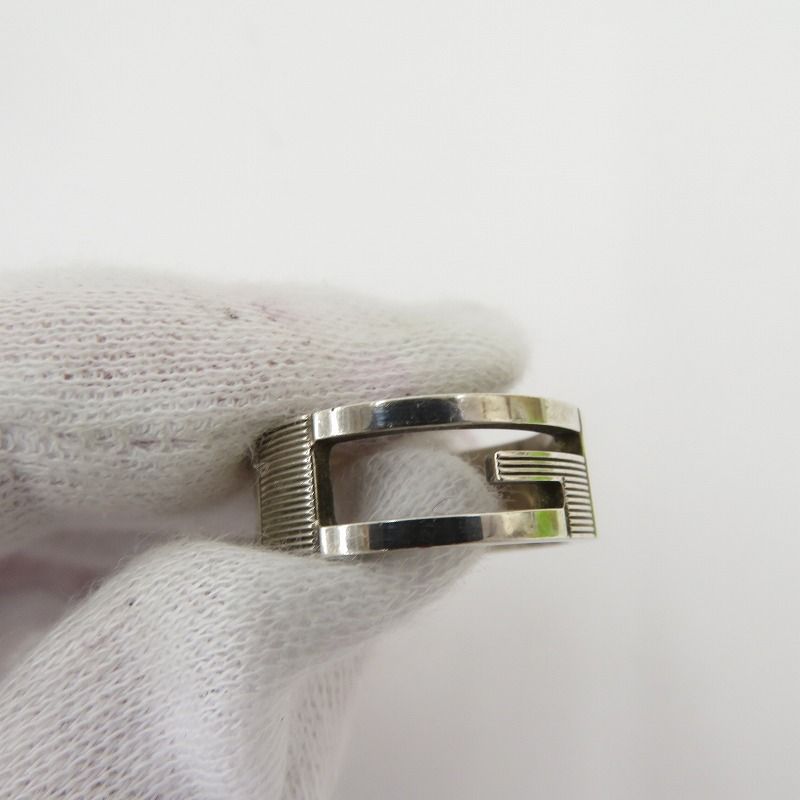  GUCCI グッチ リング 指輪 ブランデッド G 032660-09840 サイズ 17 16号 シルバー 135 その他 アクセサリー