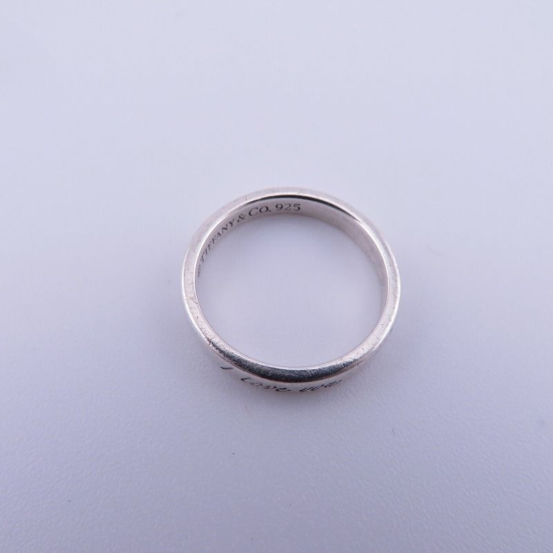 Tiffany-co ティファニー リング 指輪 I love you サイズ 8号 シルバー 135