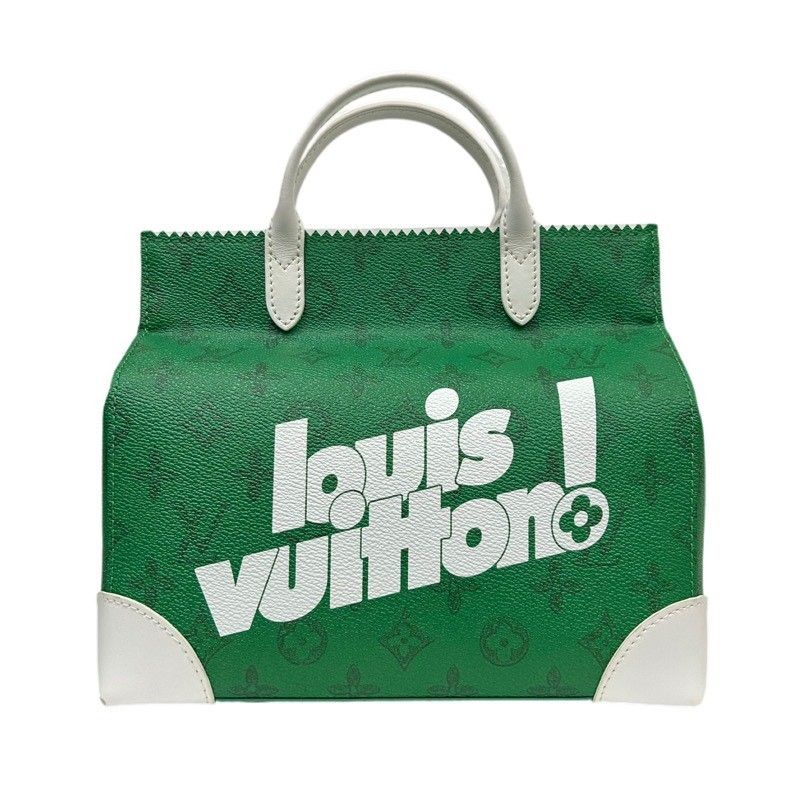 LOUIS VUITTON ルイヴィトン エブリディLV リッターバッグ M80815 グリーン ハンドバッグ レディース 52511K72