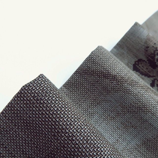 百華❀Y3925◇未着用 正絹 証紙付 9マルキ 純泥染 仕付け糸付 本場