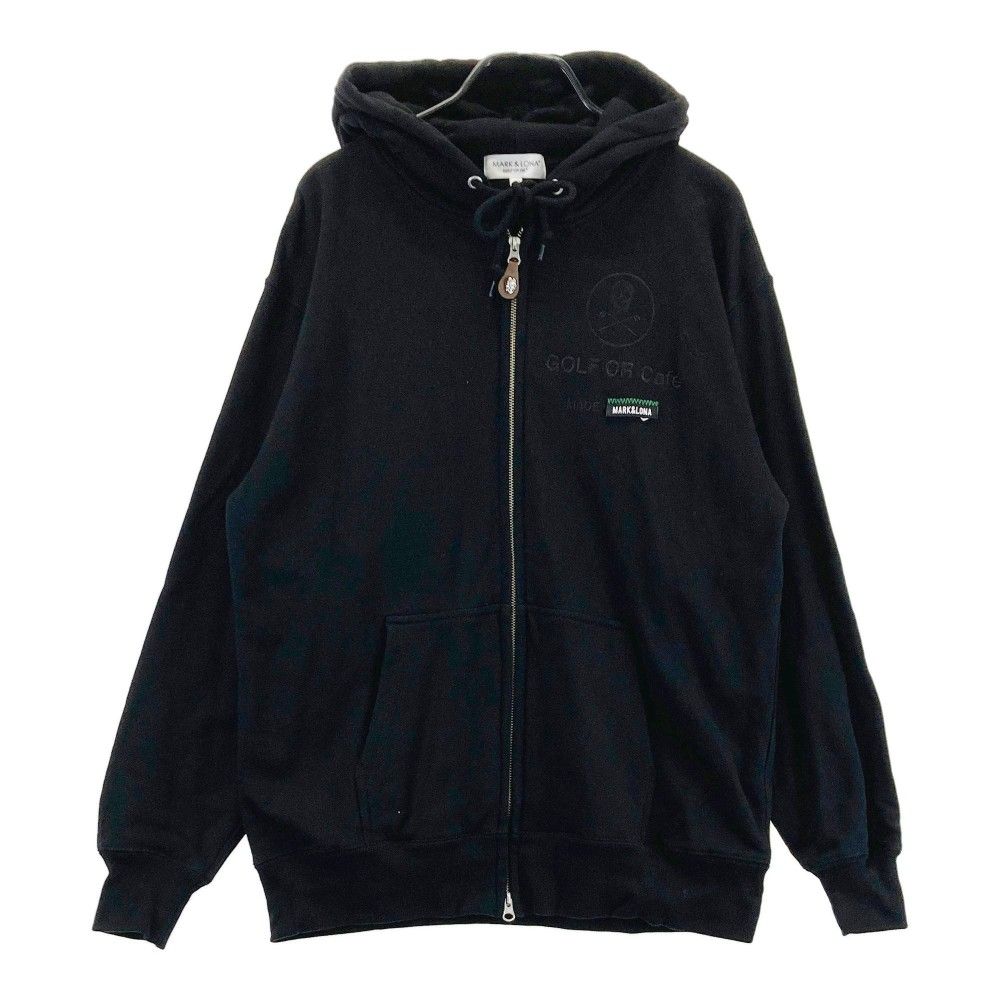 サイズ 48 MARK-LONA マークアンドロナ モデル ジップ パーカー ブラック系 240101548993 ゴルフウェア メンズ ストスト