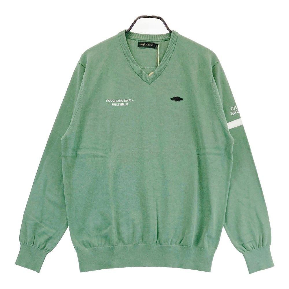 サイズ L ROUGH-SWELL ラフアンドスウェル ニット セーター グリーン系 240101550479 ゴルフウェア メンズ ストスト