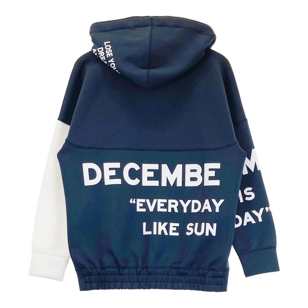 サイズ：UNISEX1 DECEMBERMAY ディセンバーメイ パーカー ネイビー系