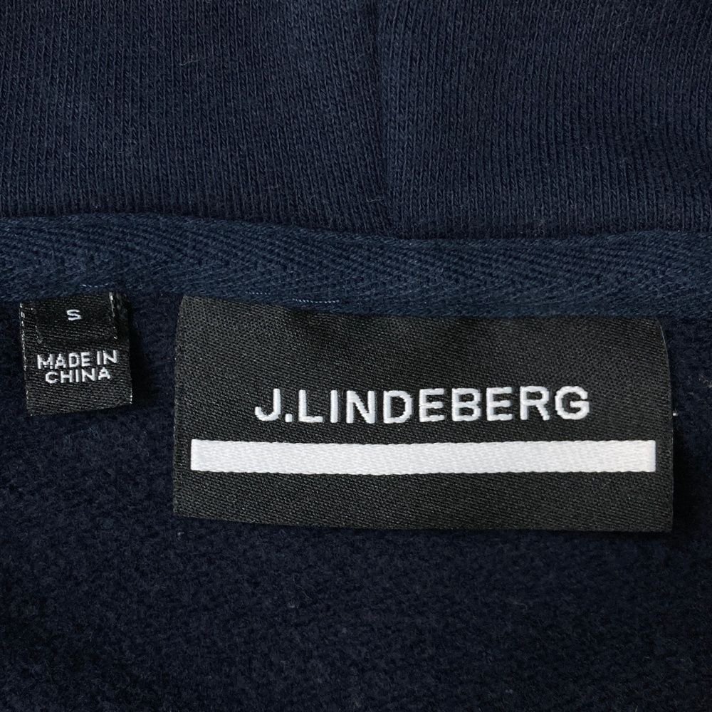 サイズ：S J.LINDEBERG ジェイリンドバーグ 裏起毛 長袖パーカー