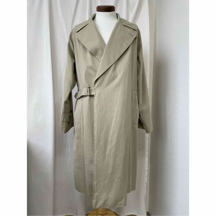 COMOLI コモリ ウォッシュド タイロッケンコート ベージュ T01-04002