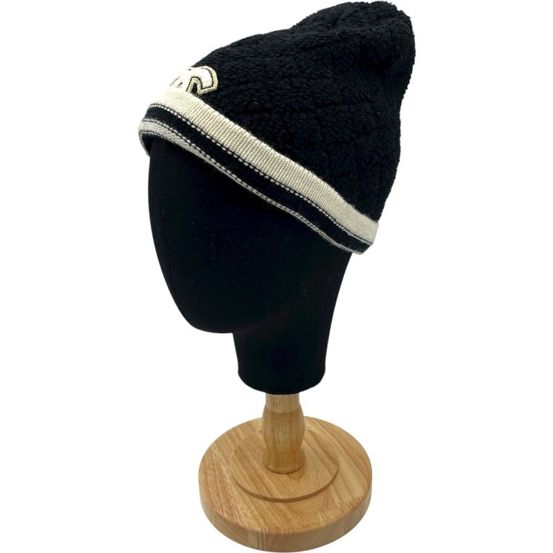 シャネル CHANEL ココマークカシミヤニットキャップ ブラック カシミヤ レディース その他ファッション雑貨