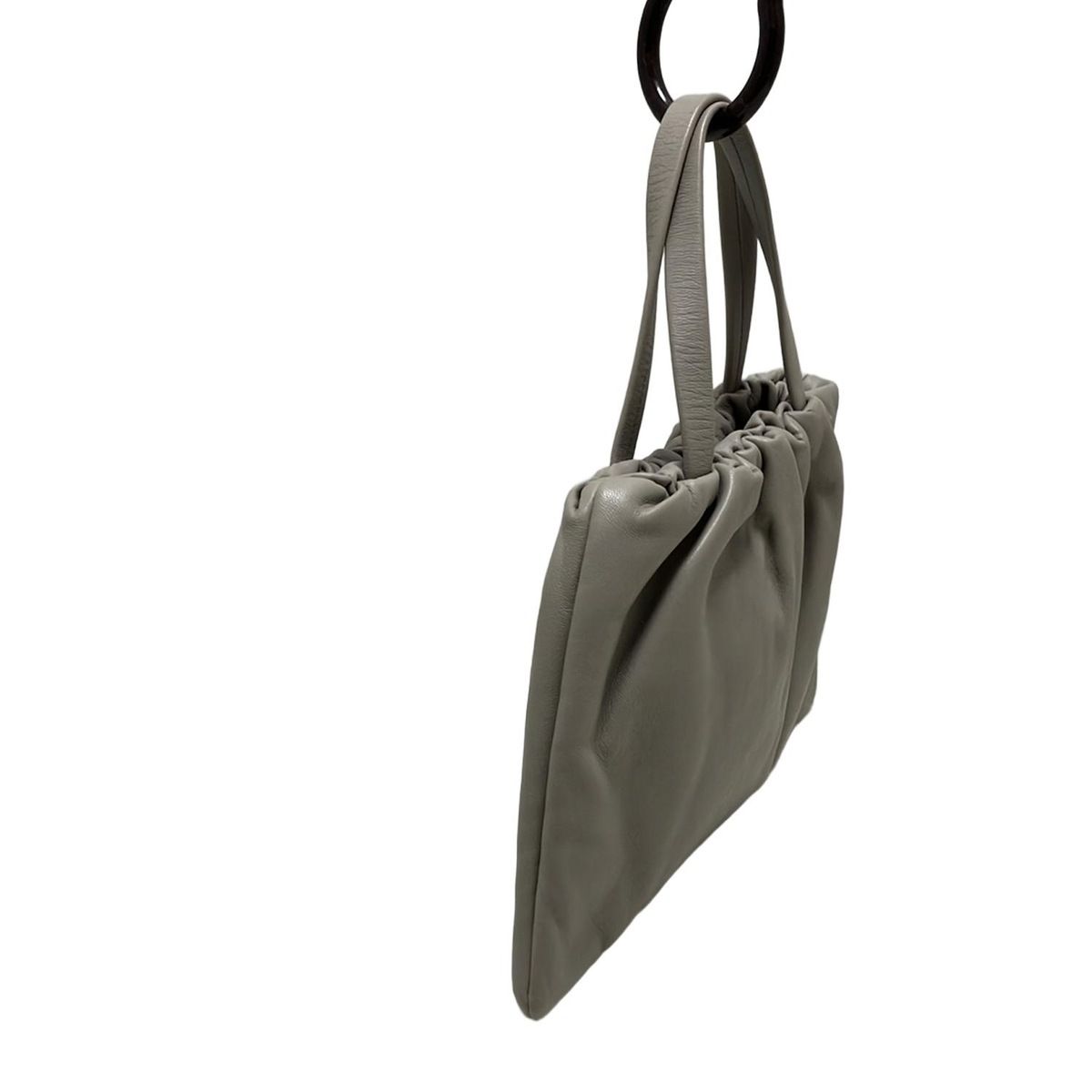 Aeta(アエタ) トートバッグ - グレーベージュ ミニバッグ レザー